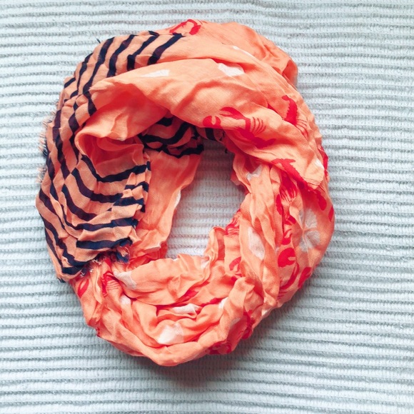 Orange Nautical scarf - Picture 1 of 5